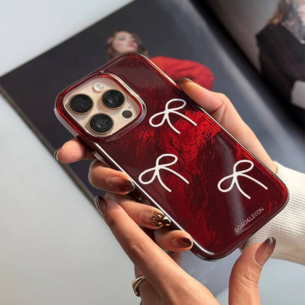 قاب موبایل چری پاپیونی iPhone 16 Pro Max