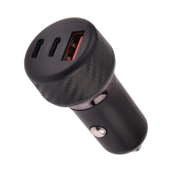 شارژر فندکی اکسیژن 60 وات مدل AC-06 با 3 پورت خروجی