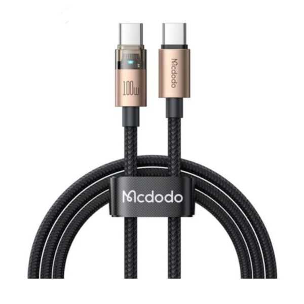 کابل شارژ 100W مک دودو Type-C به Type-C مدل CA-558 با طول 1.2 متر